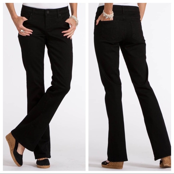 Kut from the Kloth Denim - Kut from the Kloth Baby Bootcut Black Jeans